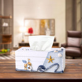 Maxbell Tissue Paper Box Cover Countertop Stylish Facial Tissue Storage Box Bathroom Seagull