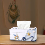 Maxbell Tissue Paper Box Cover Countertop Stylish Facial Tissue Storage Box Bathroom Seagull