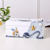 Maxbell Tissue Paper Box Cover Countertop Stylish Facial Tissue Storage Box Bathroom Seagull