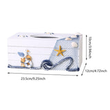 Maxbell Tissue Paper Box Cover Countertop Stylish Facial Tissue Storage Box Bathroom Seagull