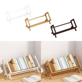 Maxbell Document Rack Multifunctional Stationary Storage Rack for Home School Office White
