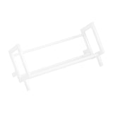 Maxbell Document Rack Multifunctional Stationary Storage Rack for Home School Office White