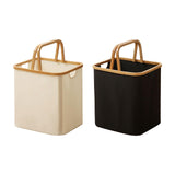 Maxbell Folding Storage Basket Trendy Container Laundry Basket for Dorm Nursery Home Beige