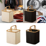 Maxbell Folding Storage Basket Trendy Container Laundry Basket for Dorm Nursery Home Beige