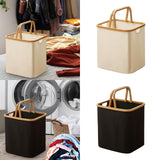 Maxbell Folding Storage Basket Trendy Container Laundry Basket for Dorm Nursery Home Beige
