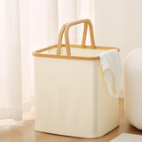 Maxbell Folding Storage Basket Trendy Container Laundry Basket for Dorm Nursery Home Beige