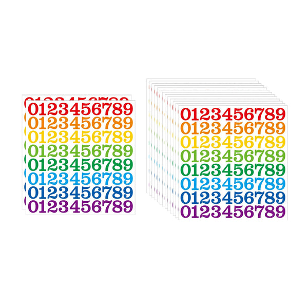 ⚡️Buy Maxbell 15 Pieces Number Sticker Gift Wrapping Number Paster for ...