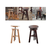Maxbell Painting Stool Bar Stool Swivel Seat Office Studio Stool for Gallery Wood