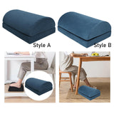 Maxbell Under Desk Foot Rest Pillow Non Slip Soft Footrest for Yoga Dorm Office Work Style A