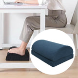 Maxbell Under Desk Foot Rest Pillow Non Slip Soft Footrest for Yoga Dorm Office Work Style A