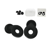 Maxbell Silicone Ear Plug Universal Flexible Ear Tips for Concert Sleeping Swimming black