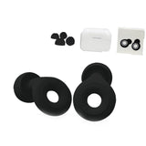 Maxbell Silicone Ear Plug Universal Flexible Ear Tips for Concert Sleeping Swimming black