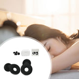 Maxbell Silicone Ear Plug Universal Flexible Ear Tips for Concert Sleeping Swimming black