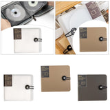 Maxbell DVD Wallet Case Disk Holder Hold 12 Dvd CD Holder for Women Men Musician Car Translucent White