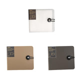 Maxbell DVD Wallet Case Disk Holder Hold 12 Dvd CD Holder for Women Men Musician Car Translucent White