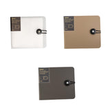 Maxbell DVD Wallet Case Disk Holder Hold 12 Dvd CD Holder for Women Men Musician Car Translucent White