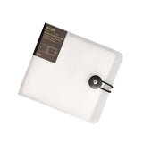 Maxbell DVD Wallet Case Disk Holder Hold 12 Dvd CD Holder for Women Men Musician Car Translucent White