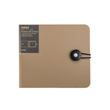 Maxbell DVD Wallet Case Disk Holder Hold 12 Dvd CD Holder for Women Men Musician Car Brown