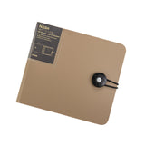 Maxbell DVD Wallet Case Disk Holder Hold 12 Dvd CD Holder for Women Men Musician Car Brown