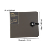 Maxbell DVD Wallet Case Disk Holder Hold 12 Dvd CD Holder for Women Men Musician Car Dark Brown