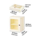 Maxbell Storage Cabinet Kitchen Cabinet Folding Storage Box for Home Bedroom Bedside 1 Tier without Wheel