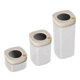Maxbell Airtight Food Container Tranparent Kitchen Organization for Grain Sugar Rice 380 ml
