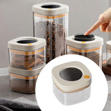 Maxbell Airtight Food Container Tranparent Kitchen Organization for Grain Sugar Rice 380 ml
