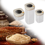 Maxbell Airtight Food Container Tranparent Kitchen Organization for Grain Sugar Rice 380 ml