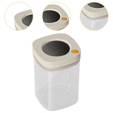 Maxbell Airtight Food Container Tranparent Kitchen Organization for Grain Sugar Rice 1100 ml