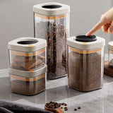 Maxbell Airtight Food Container Tranparent Kitchen Organization for Grain Sugar Rice 1100 ml