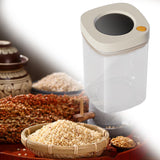 Maxbell Airtight Food Container Tranparent Kitchen Organization for Grain Sugar Rice 1100 ml