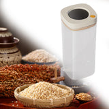Maxbell Airtight Food Container Tranparent Kitchen Organization for Grain Sugar Rice 1800 ml