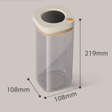 Maxbell Airtight Food Container Tranparent Kitchen Organization for Grain Sugar Rice 1800 ml