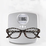 Maxbell Reading Glasses Compact Presbyopia Eyeglasses for Reading Newspaper Shopping 300 Degrees