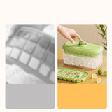 Maxbell Ice Maker Kitchen Tool Multiuse Portable Ice Tray for Festivals Drinks Juice 56 Grid Green
