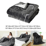 Maxbell Electric Blanket with 9 Heated Levels Warming Blanket for Couch Bedroom Home 80cmx140cm