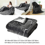 Maxbell Electric Blanket with 9 Heated Levels Warming Blanket for Couch Bedroom Home 80cmx140cm
