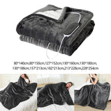 Maxbell Electric Blanket with 9 Heated Levels Warming Blanket for Couch Bedroom Home 80cmx140cm