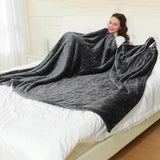 Maxbell Electric Blanket with 9 Heated Levels Warming Blanket for Couch Bedroom Home 80cmx140cm