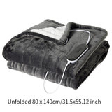 Maxbell Electric Blanket with 9 Heated Levels Warming Blanket for Couch Bedroom Home 80cmx140cm