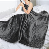 Maxbell Electric Blanket with 9 Heated Levels Warming Blanket for Couch Bedroom Home 130cmx160cm