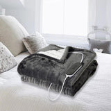 Maxbell Electric Blanket with 9 Heated Levels Warming Blanket for Couch Bedroom Home 130cmx180cm
