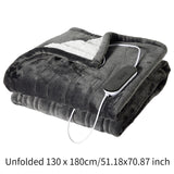 Maxbell Electric Blanket with 9 Heated Levels Warming Blanket for Couch Bedroom Home 130cmx180cm