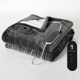 Maxbell Electric Blanket with 9 Heated Levels Warming Blanket for Couch Bedroom Home 213cmx228cm