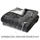 Maxbell Electric Blanket with 9 Heated Levels Warming Blanket for Couch Bedroom Home 228cmx254cm