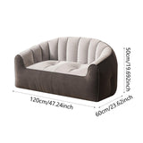 Maxbell Bean Bag Chair with Filler Twin Size Lazy Sofa for Playroom Living Room Dorm Grey Dark Grey