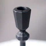 Maxbell 3Pcs Pillar Candle Holders Elegant Metal for Wedding Dining Room Living Room Black