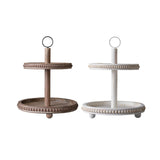Maxbell Cupcake Stand Party Favors Tiered Serving Tray for Birthday Holiday Festival White