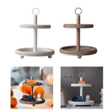 Maxbell Cupcake Stand Party Favors Tiered Serving Tray for Birthday Holiday Festival White