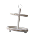 Maxbell Cupcake Stand Party Favors Tiered Serving Tray for Birthday Holiday Festival White
